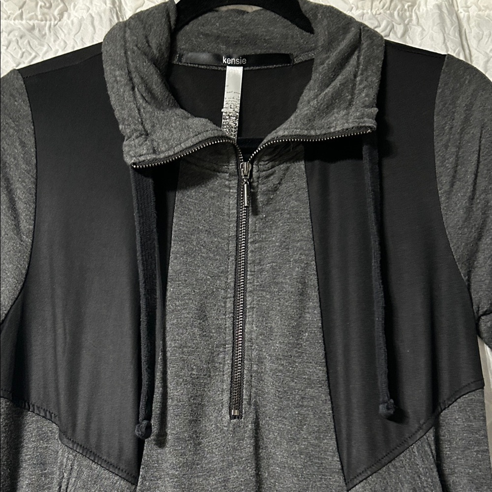 Elegant Black and Gray Kenzie Women's tunic or Dress. size medium - Picture 3 of 5